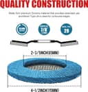 Thumbnail 1 de EZARC Flap Disc 115mm 40 Grit zirconia grinding wheel 🛠️