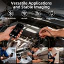 Thumbnail 2 de Ferdiiz Endoscope Inspection Camera with Lights, 1920P HD Inspection Camera, IP67 Borescope 16.5ft Flexible Cable, with 160cm Retractable Pipe Cleaner Claw Grabber, Hair Clog Remover, iOS9+ Android 6+
Ferdiiz Endoscope Inspection Camera with Li…