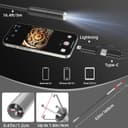 Thumbnail 6 de Ferdiiz Endoscope Inspection Camera with Lights, 1920P HD Inspection Camera, IP67 Borescope 16.5ft Flexible Cable, with 160cm Retractable Pipe Cleaner Claw Grabber, Hair Clog Remover, iOS9+ Android 6+
Ferdiiz Endoscope Inspection Camera with Li…