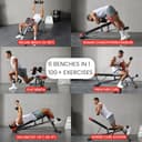 Thumbnail 2 de Finer Form Multi-Functional FID Weight Bench 📷