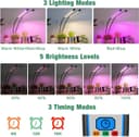 Thumbnail 2 de Garpsen Grow Light 2-head LED clip lamp 🌱