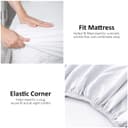 Thumbnail 3 de GC GAVENO CAVAILIA Microfiber Fitted Sheet 137x193 cm 🛏️