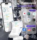 Thumbnail 5 de GE 8‑Electrode Smart Bathroom Scale 180 kg 📱