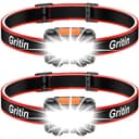 Thumbnail principal de Gritin LED Head Torch 2-pack headlamp 🎧