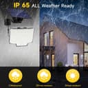 Thumbnail 4 de Haokiang Solar Security Lights 2000lm 270° 🌞