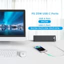 Thumbnail 2 de Haylink 4 Way Desk Extension Lead 3M with USB-C strip 🔌