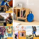 Thumbnail 5 de Hesanzol Portable Telescoping Stool 400 lbs 🪑