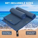 Thumbnail 2 de HiiPeak Microfibre Towel 160cm x 80cm beach towel 🏖️