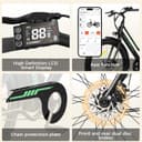 Thumbnail 4 de HITWAY 27.5" Electric Bike — 250W City Commuter 🚴♀️