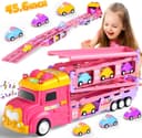 Thumbnail principal de Hot Bee Cars Transporter Truck 6-car set 🚗