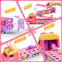 Thumbnail 2 de Hot Bee Cars Transporter Truck 6-car set 🚗