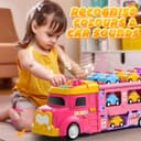 Thumbnail 3 de Hot Bee Cars Transporter Truck 6-car set 🚗