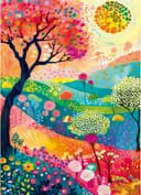 Thumbnail principal de HUADADA Autumn Landscape 1000-piece jigsaw puzzle 🧩