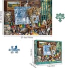 Thumbnail 3 de HUADADA Mighty Leopard 1000-piece jigsaw puzzle 🧩