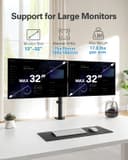 Thumbnail 1 de HUANUO Dual Monitor Arm 13–32in, 8kg per arm 🖥️