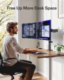 Thumbnail 6 de HUANUO Dual Monitor Arm 13–32in, 8kg per arm 🖥️