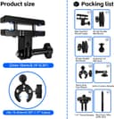 Thumbnail 6 de Insta360 X5 Bike Tail Mount Kit 47" selfie pole 🚲