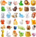 Thumbnail principal de JOLCEEY 40pcs mini resin animals set for crafts 🐾