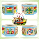 Thumbnail 1 de KABENFIS Wooden Activity Cube with Train Tracks 🚂