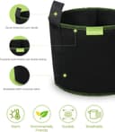 Thumbnail 2 de Mactoou 10 Gallon Grow Bags for Vegetables 5 Pack 🍅