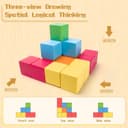 Thumbnail 1 de Montessori Wooden Number Building Blocks 30PCS 🧸