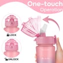 Thumbnail 2 de Oldley 450ml Water Bottle with Straw 📘