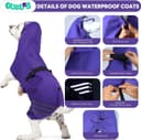 Thumbnail 2 de OUOBOB Dog Raincoat Waterproof L 🐶