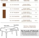 Thumbnail 3 de Pahajim Tablecloths Rectangular Cotton Linen 55 x 118 in 📌