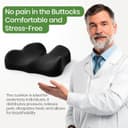 Thumbnail 5 de A-Pce Memory Foam Coccyx Seat Cushion for Tailbone Relief 🎯