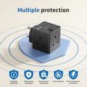 Thumbnail 5 de Plug Extension Socket 13A 3‑Way with 4 USB 🔌