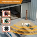 Thumbnail 3 de Portable Infrared Patio Heater 1500W with 8 Levels ⌚🎯