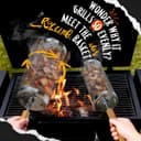 Thumbnail 1 de Rolling Grill Basket 2-Pack for Grilling 🔥
