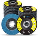 Thumbnail principal de SATC Flap Discs 115mm 60 Grit Zirconia, 20 pack 🛠️