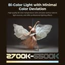 Thumbnail 4 de SMALLRIG RC 220B Pro 220W bi‑colour video light 📷