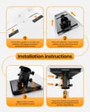 Thumbnail 4 de Starlink Gen 3 Pipe Adapter mast mount 28–54mm 📡