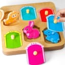 Thumbnail principal de SYHLN Animal Peg Puzzle 1–3 Years Wooden Toys 🧸