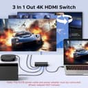 Thumbnail 1 de UGREEN HDMI Switch 3-in-1, 4K@60Hz HDMI switcher 📺