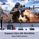 Thumbnail 2 de UGREEN HDMI Switch 3-in-1, 4K@60Hz HDMI switcher 📺