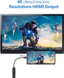 Thumbnail 4 de USB C to HDMI Adapter 4K — Video Audio Output 📺
