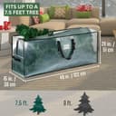 Thumbnail 1 de VENO 2 Pack Clear Christmas Tree Storage Bag 7.5 ft 🎄