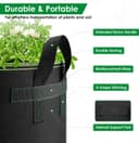 Thumbnail 2 de Vinitoy 15 Gallon Grow Bags 5 Pack ⌂ 60L 📦