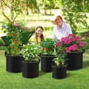 Thumbnail 5 de Vinitoy Grow Bags 40L, 5-pack with handles 🌱