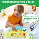 Thumbnail 2 de Wooden Puzzles for Toddlers 4-Pack Montessori 🧩
