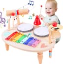 Thumbnail principal de XIAPIA Kids Drum Kit for 18 months toddler percussion toys 🥁