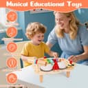 Thumbnail 1 de XIAPIA Kids Drum Kit for 18 months toddler percussion toys 🥁