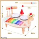 Thumbnail 3 de XIAPIA Kids Drum Kit for 18 months toddler percussion toys 🥁