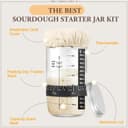 Thumbnail 2 de zunmial Sourdough Starter Jar 680 ml glass kit 🍞