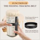 Thumbnail 3 de zunmial Sourdough Starter Jar 680 ml glass kit 🍞