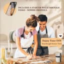 Thumbnail 6 de zunmial Sourdough Starter Jar 680 ml glass kit 🍞