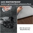 Thumbnail 4 de 100% Waterproof Rug Pad 10x14 ft non-slip rug pad 🧾